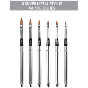 Nail Brush Voor Manicure Gel Brush Voor Nail Art 15 Stks/set Ombre Nail Borstels Voor Gradiënt Voor Gel Nagellak schilderij Tekening