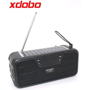 Xdobo L15 Draagbare Fm Radio Ontvanger Bluetooth Speakers Zonne-energie Opladen Power Bank Voor Mobiele Telefoon Stereo Luidspreker Ondersteuning Tf
