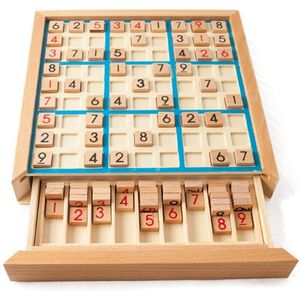 Sudoku Schaken Cijfers 1 Tot 9 Kan Alleen Zet Eenmaal In Elke Rij Lijn En Controleer Intelligente Fancy Educatief Hout speelgoed Gelukkig Games