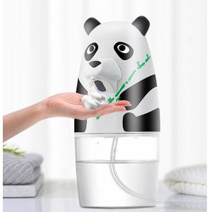 Kinderen Cartoon Panda Automatische Hand Wassen Ligent Sensor Schuim Zeepdispenser Keuken Badkamer Benodigdheden Voor Kinderen
