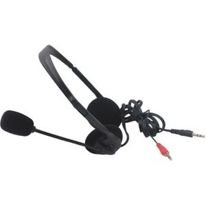 Wired Stereo Headset 3.5Mm Noise Cancelling Oortelefoon Met Microfoon Verstelbare Hoofdband Voor Computer Laptop Desktop