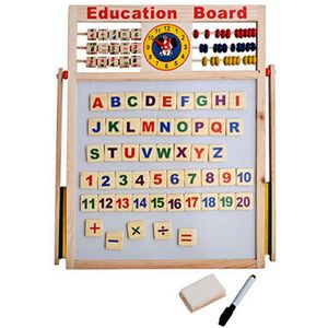 Houten Diy 2 In 1 Schoolbord Uitwisbare Magnetische Whiteboard Schoolbord Schoolbord Tekening Schrijven Onderwijs Board Met Markeerstift