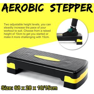 Fitness Aërobe Stap Verstelbare Antislip Cardio Yoga Pedaal Stepper Gym Workout Oefening Fitness Aerobic Stap Apparatuur 100Kg