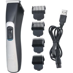 IPX7 Tondeuse Cordless Baard Trimmer Usb Oplaadbare Tondeuse Met T Blade Gids Kammen Voor Mannen Kids Blended Fading