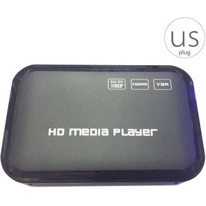 Full HD 1080P Media Player Center Multi Media Video Player HD SD SDHC MMC Kaarten USB Afstandsbediening EU /US/UK/AU Plug