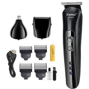 Draagbare Elektrische Scheerapparaat Mannelijke Baard Trimmer Set Scheermes Haar Body Groomer Ontharing Mannen Oplaadbare Scheren Machine Zilver 3C