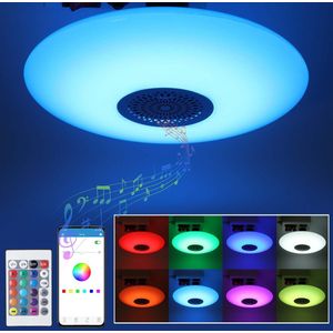 E27 Led Plafondlamp Lamp Met Bluetooth Speaker 48W/28W/18W Dimbare Moderne Muziek Lamp met Afstandsbediening Voor Home Party Verlichting