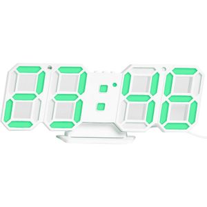 Digitale Klok Elektronische Tafel Wekker Usb 5V 1A Home Decoratie Muur Gloeiende Opknoping 3D Led Klokken