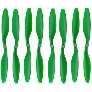 8pcs Propeller 1045 10 inch Propellers Carbon Fiber ABS Blade CW CCW met Wasmachine Wing voor F450 F500 S500 frame FPV RC Quadcopter