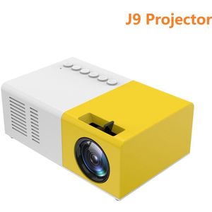 J9 Draagbare Mini Projector 1080P Mini Home Projector Av Usb Sd Tf Card Usb Draagbare Pocket Beamer Met Telefoon pk YG300