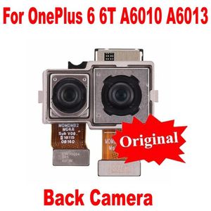 Originele Test Werken Big Rear Terug Camera Voor Oneplus 6 Zes Een Plus 6 6T A6010 A6013 Belangrijkste Camera telefoon Flex Kabel Onderdelen