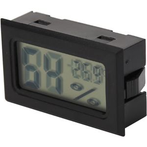 Mini Weerstation Digitale Lcd Temperatuur-vochtigheidsmeter Abs Thermometer Hygrometer Indoor Kamertemperatuur Sensor