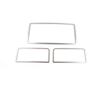 Rvs Auto Styling Voor Achter Leeslamp Lamp Trim Cover Frame Decoratie Sticker Voor Vw Phaeton Accessoires