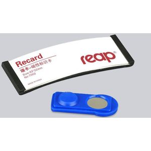 10 stks/1 Partij Reap7002 ABS 68*22mm magnetische naamplaatje badge houder magneet badges Card ID houders werk werknemer kaart