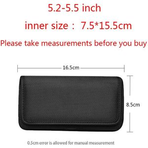 Phone Pouch Voor Samsung Galaxy S20 Ultra S20 Plus S10 Rand S10 Plus S9 S8 S7 S6 S5 S4 S3 taille Case Belt Clip Oxford Doek Zak