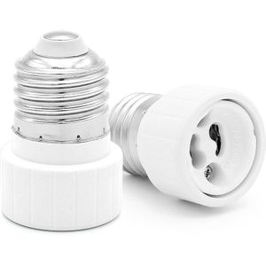 E27 Socket om GU10 Gloeilamp Base Wit lamp holder Converters home verlichting accessoires Lamp Adapter
