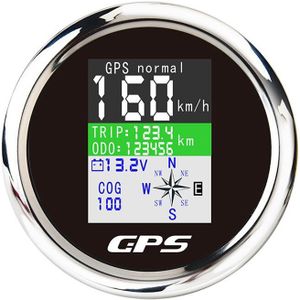 85Mm Smart Gps Speeeter Waterdichte Tft Sn Digitale Toerenteller Oeter Met Gps Antenne Voor Auto Boot Motorfiets