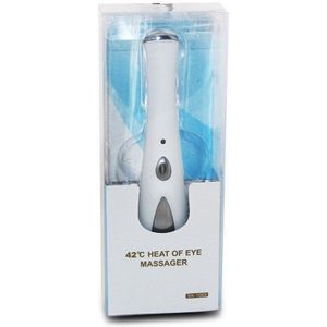 1Pc Mini Draagbare Elektrische Eye Massage Pen Apparaat Donkere Cirkel Gezichtsbehandelingen Verwarming Dunne Gezicht Magic Stick Anti Bag Pouch & Rimpel