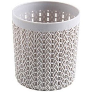 Office Organizer Plastic Container Desktop Cilinder Hollow Pen Opbergdoos Potlood Borstel Pot Penhouder Make Borstel Thuis