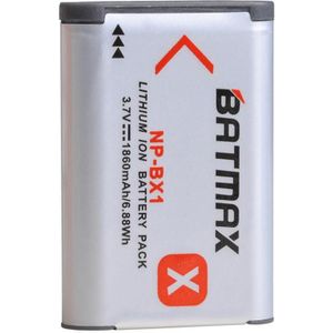 Batmax 1860 Mah NP-BX1 NPBX1 Batterij + Led 3-Slots Usb Oplader Voor Sony DSC-RX100 WX500 HX300 WX300 AS30V AS300 M3 M2 HX60