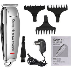 Draadloze Kapper Clippers KM2812 Mini Salon Scheren Hoofd Machine Voor Scheren Haren Man 0.1Mm Korte Nul Kloof Kleine Trimmer voor Randen