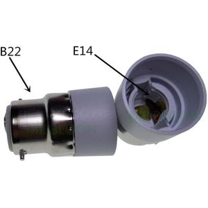 B22-E14 Lamphouder Converter B22 Turn om E14 om B22 lamp base adapter b22 naar e14 lampvoet Conversie e14-b22