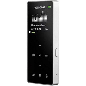 Metalen Bluetooth Mp4 Speler Met Led Screen Ingebouwde Luidsprekers Radio Recording E-book Muziek Video Afspelen A50