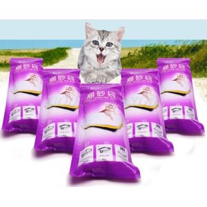 28Pcs Trekkoord Dikke Huisdier Kattenbakvulling Pan Zak Liner Pouch Kitten Kat Zand Eco Vriendelijke Schoonmaakproducten