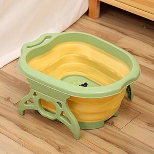 Foldable Foot Soaking Tub Bucket Plastic Portable Massage Bath Soak Feet Container Household Sauna Tubs Pedicure Bath Foot Care