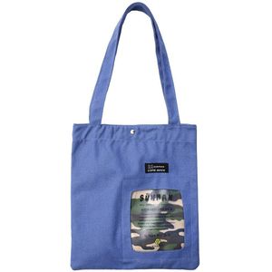 Neutrale Camouflage Canvas Tote Voor Vrouwen Dames Boodschappentas Mode Toevallige Schoudertas Grote Capaciteit Tassen Bolsos