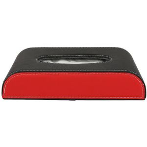 Auto Tissue Doos Pu Lederen Armsteun Type Tissue Dozen Servet Houder Auto Interieur Accessoires