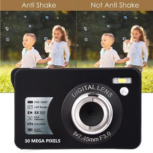 Hd 1080P Mini Self-Time Digitale Camera 30MP 2.7 &#39;&#39;Tft 8x Zoom Video Camcorder Lcd-scherm Anti schudden Foto Camera Voor Kinderen