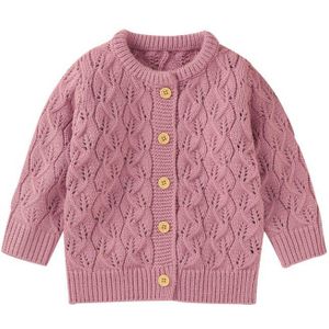 Baby Sweater Autumn Baby Girl Boy Hollow Cardigan Casual Outerwear Coat Clothes