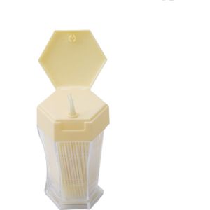 200 Stks/set Zacht Plastic Dubbele Kop Geborsteld Tandenstoker Oral Care 6.2 Cm Orale Reiniging