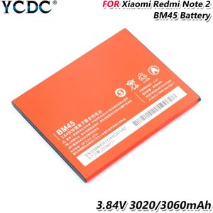 3.84V 3060Mah BM45 Oplaadbare Lithium Vervangende Batterij Echt BM-45 Bm 45 Batterij Voor Xiaomi Redmi Note 2 Hongmi opmerking 2