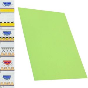 Resin Fotopolymeerplaat Groene Rubber Stempel Plaat Maken Craft Boekdruk Polymer Sterven DIY Ambachten 20*30 cm Voor Afdrukken industrie