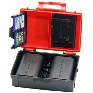 Camera Batterij Case Box Sd Cf Xqd Memory Card Opslag Case Voor Canon LP-E6 LP-E8 EN-EL14 EN-EL15 NP-FZ100 PS-BLS5 BLN-1 NP-W235