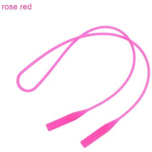 2Pcs Siliconen Brillen Bandjes Ketting Sport Band Cord Holder Elastische Anti Slip String Touwen