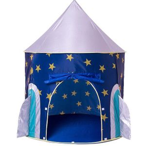 Kinderen Rocket Tent Spel Huis Ster Jongen Meisje Indoor En Outdoor Ruimte Kasteel Kleuterschool Speelhuis Speelgoed Tent Mat Spelletjes