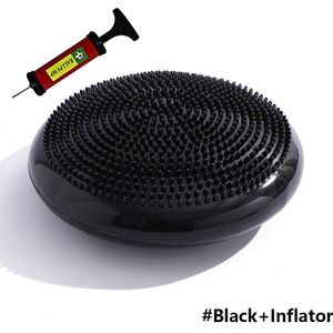 Yoga Ballen Massage Pad Opblaasbare Stabiliteit Wobble Balance Disc Kussen Mat Fitness Oefening Training Bal
