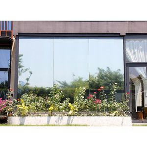 Sunice Zilver Reflecterende Woningbouw Glasfolie Zonne Tint Warmte Controle Anti-Uv Een Manier Mirrored Privacy Folies Zomer Gebruik