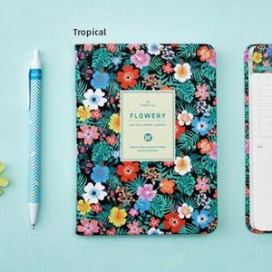 Koreaanse Kawaii A6 Schema Vintage Jaarlijks Dagboek Wekelijkse Maandelijkse Dagelijkse Planner Bloem Organizer Papier Notebook School Agenda Supply
