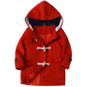 2022 Jongens Claxon Overjas Herfst Lange Stijl Hooded Jas Voor 2-8 Jaar Jongen Jas Kinderen Kinderen Verjaardag