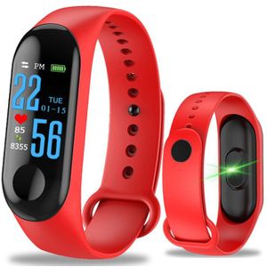 M3 Smart Band Smart Horloge Stappenteller Sport Fitness Tracker IP67 Waterdichte Bloeddruk Hartslag Fitness Band Smart Armband