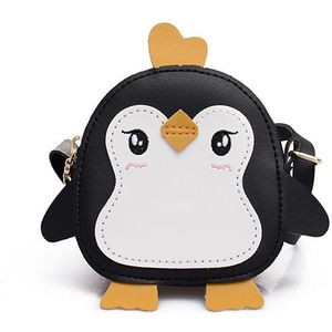 Kinderen Meisjes Messenger Bag Cartoon Pinguïn Cross Body Bags Handtas Kids Mini PU Lederen Mooie Schoudertas Bolsa