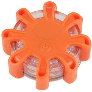 Multifunctionele 8 Led Berm Waarschuwing Flashing Veiligheid Noodverlichting Voor Auto/Boot Oranje Geel 4 Functies IP44 waterdicht