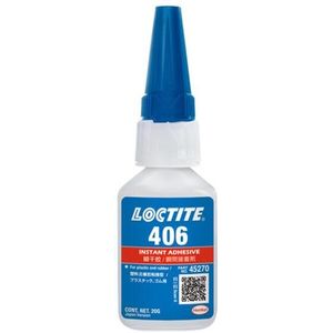 2Pcs Loctite 406 Instant Lijm Speciale Binding O-Rubber Seal Plastic Epdm Rubber Hoorn Schaduw (Transparant)