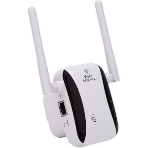 Genius Wireless Wifi Repeater 300Mbps Range Extender Booster Eu/Us/Uk/Au Plug + 2x Antennes