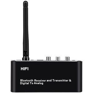 Bluetooth Ontvanger Zender 2 In 1 5.0 Glasvezel Bluetooth Zender Digitaal Naar Analoog Voor Tv/Pc