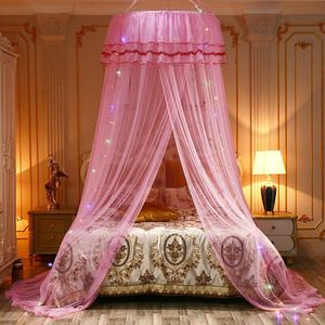 Universele Kinderen Elegante Ronde Tulle Bed Netting Canopy Gordijn Dome Klamboe Huis Beddengoed Zomer